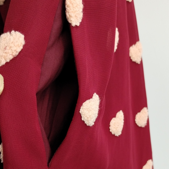 Modcloth Hearts A Flutter Red Fit and Flare Dress - Picture 9 of 16